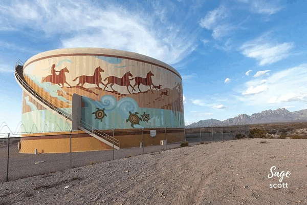 Water Tank Murals - Image by Sage Scott